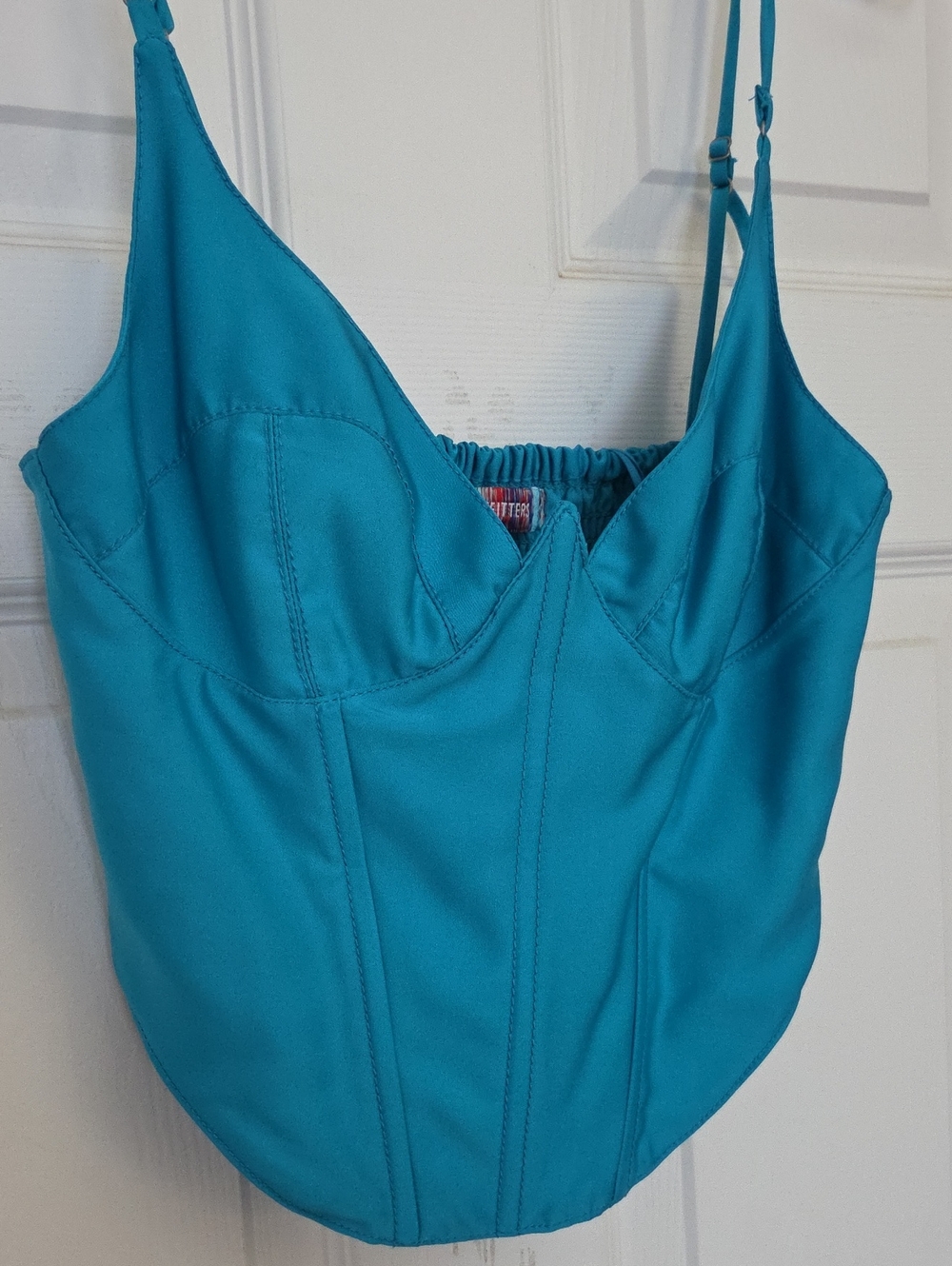 Urban Outfitters Turquoise Bustier Tank Top